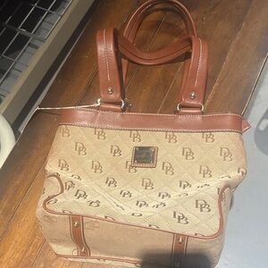 Dooney & Bourke Brown Monogram Tote